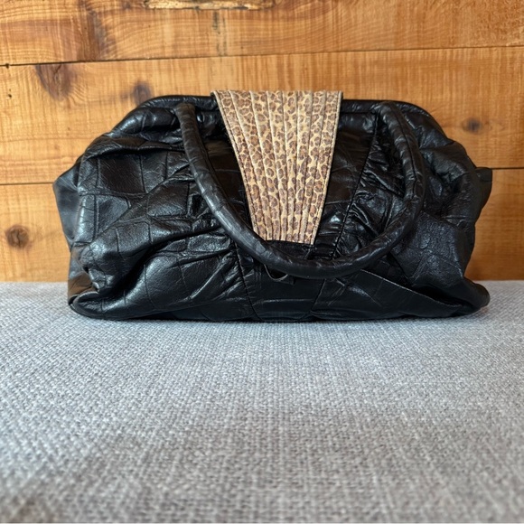 Vintage Animal Print Leather Purse - Picture 3 of 7